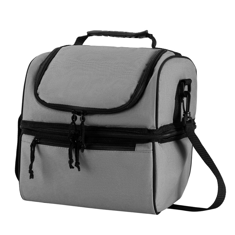 Dual Compartment Lunch Bag - 26x21x28cm