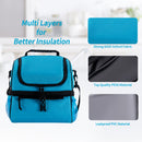 Dual Compartment Lunch Bag - 26x21x28cm