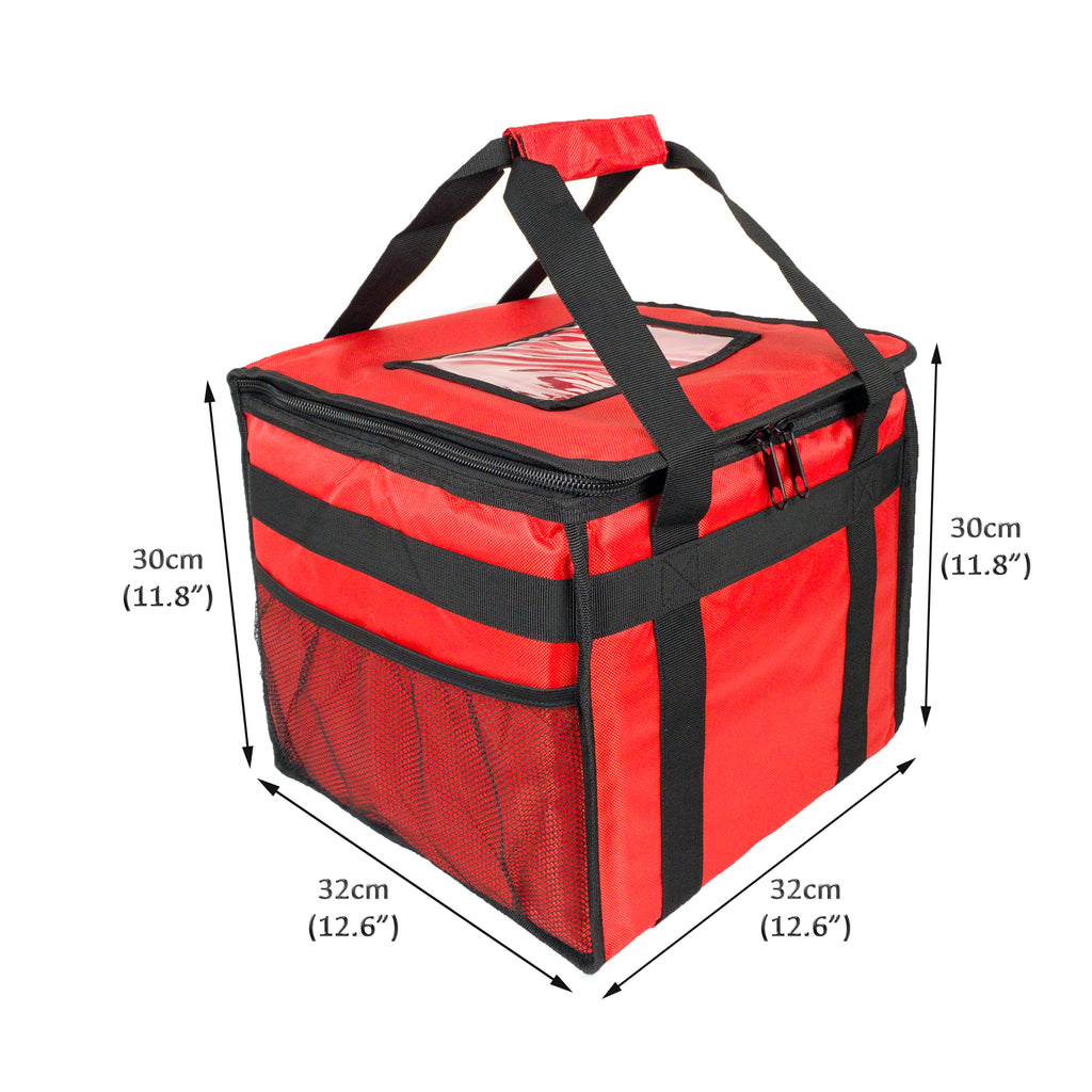 Pizza Delivery Bag Insulated(Holds upto Five 16" or Four 18"  Pizzas) Red | eBay