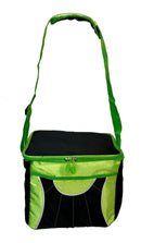 Picnic Bag Cool Bag Lunch Bag, 15 Litres, Insulated, Green & Black